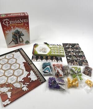 CRUSADERS THY WILL BE DONE BOARD GAME TASTY MINSTREL GAMES SETH JAFFEE 2017